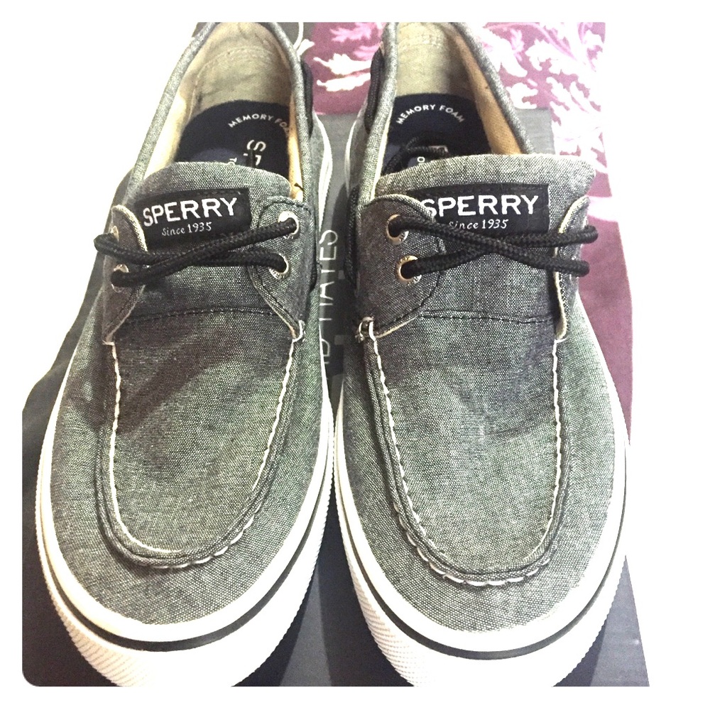 Sperry shoes, worn once, size 8. Memory Foam
